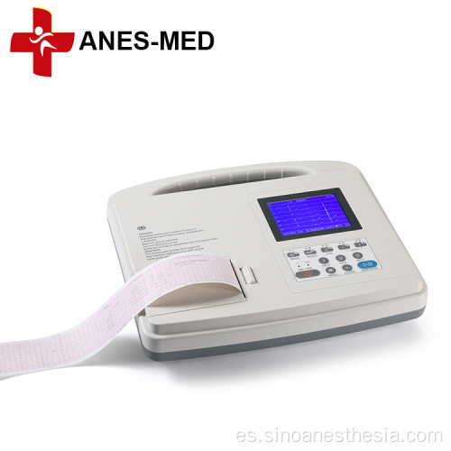 ECG portátil del electrocardiógrafo del canal de ECG del CE 100